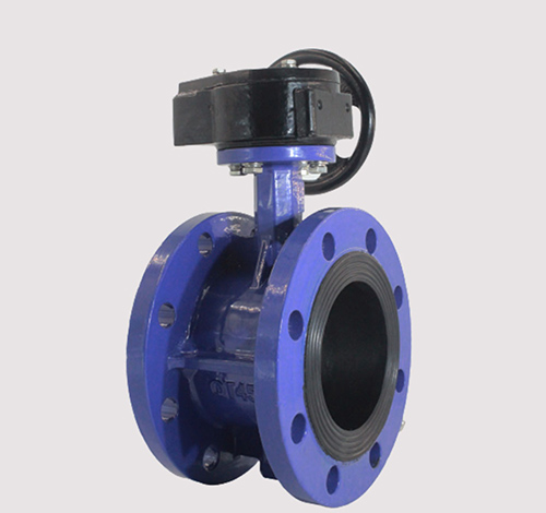 Flange Butterfly Valve Worm Gear Operated
