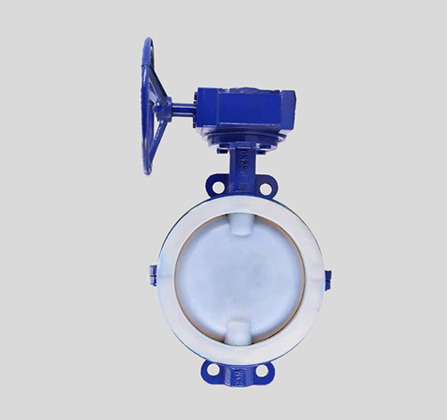 PTFE Lined Wafer Butterfly Valve Split Body